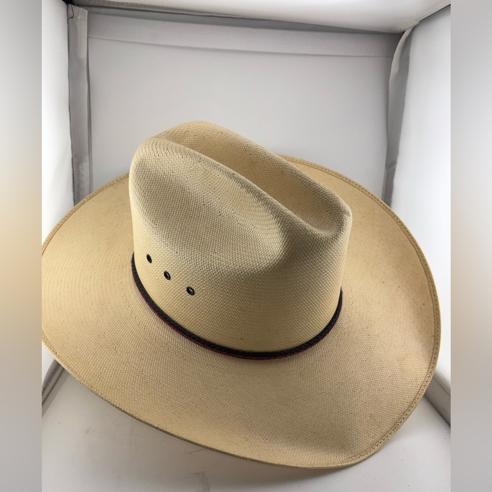 Wrangler 10X Ivory Cowboy Hat Western Genuine sheepskin, Sweatband Size 7.25​​​